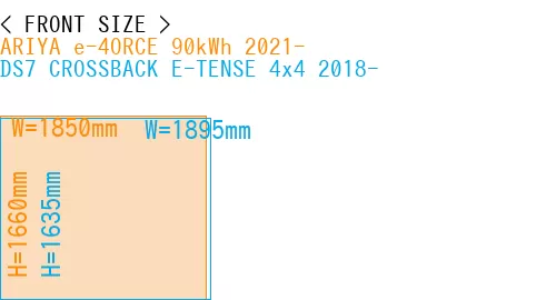 #ARIYA e-4ORCE 90kWh 2021- + DS7 CROSSBACK E-TENSE 4x4 2018-